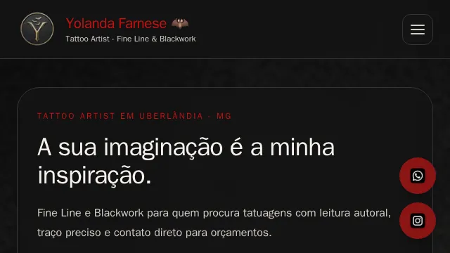 Beauty salon website preview